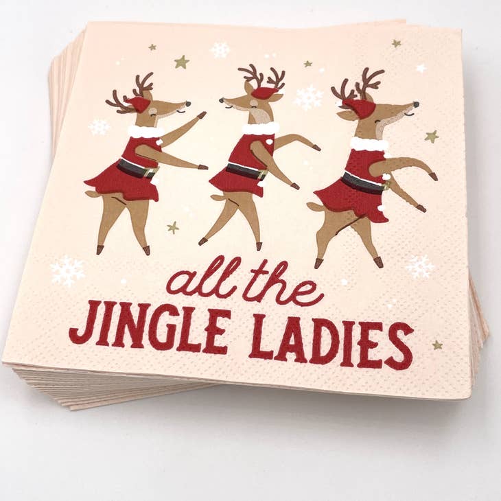 Cocktail Napkins | Jingle Ladies