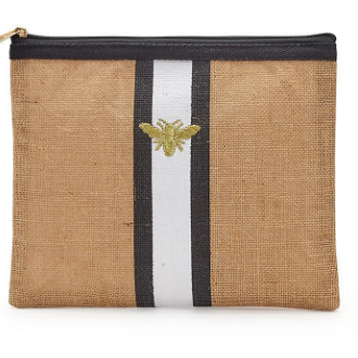 Golden Bee Zippered Bag