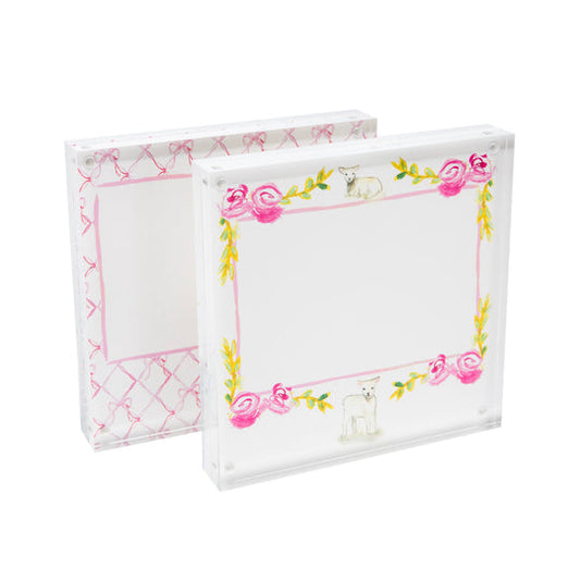 Acrylic Block Frame - Pink