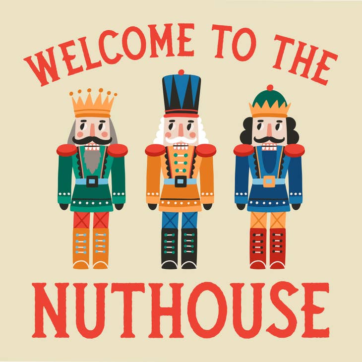 Cocktail Napkins | Welcome To the Nuthouse