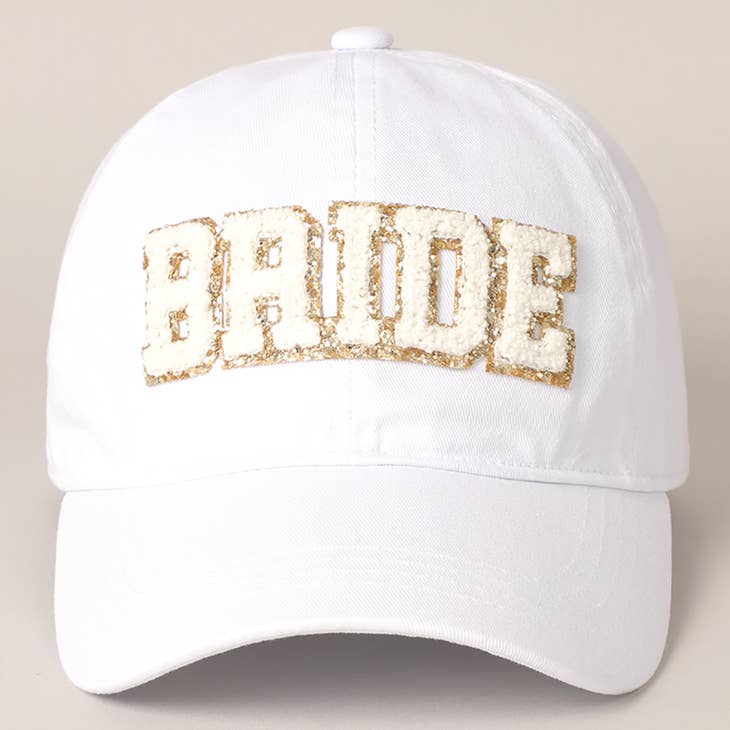 Bride Chenille Baseball Cap