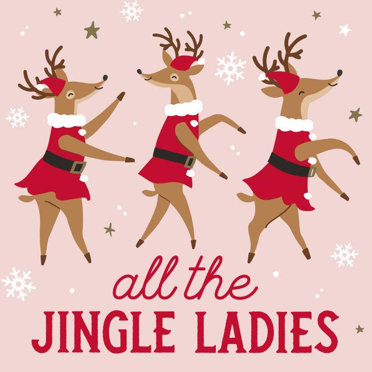 Cocktail Napkins | Jingle Ladies