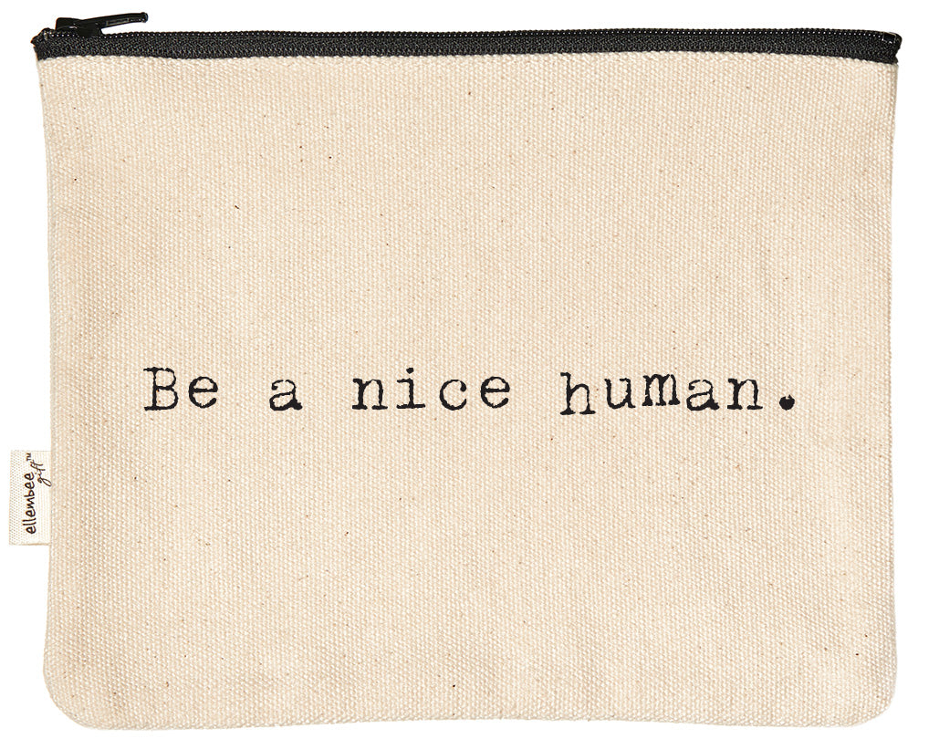 Zipper Pouch - Nice Human