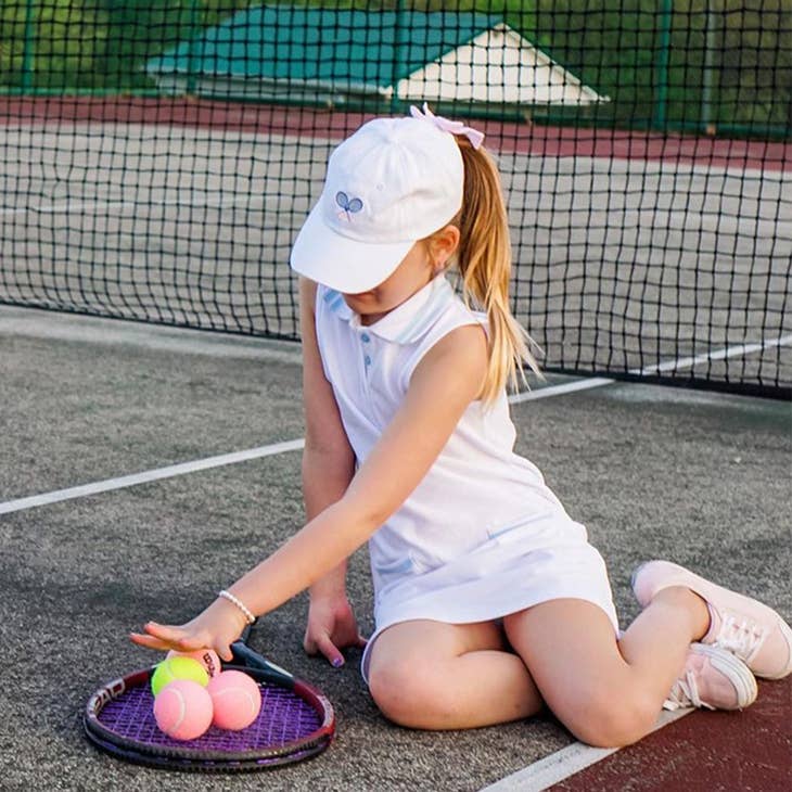 Tennis Bow Baseball Hat (Girls)