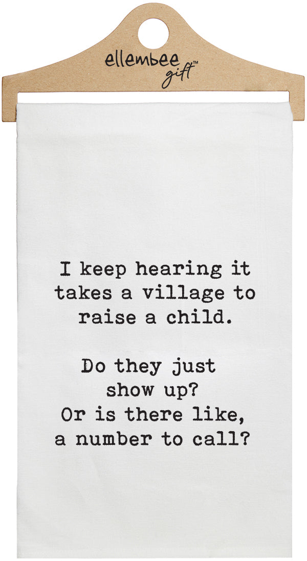 Kitchen Tea Towel - Village