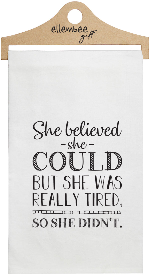 Kitchen Tea Towel - She Believed