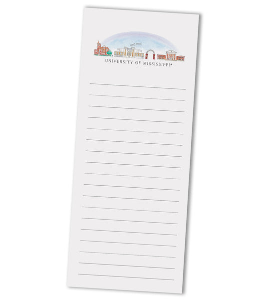 Skinny Notepad | Ole Miss Skyline