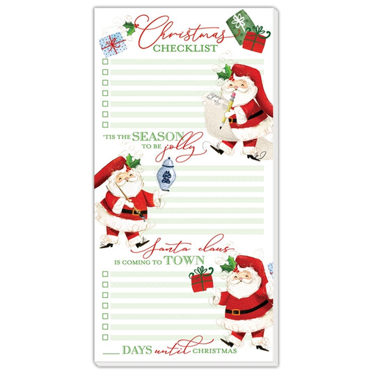 Large Pad - Christmas Santa Checklist