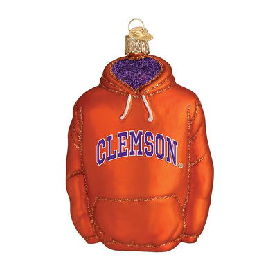 Clemson Hoodie Ornament