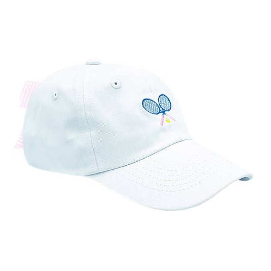 Tennis Bow Baseball Hat (Girls)