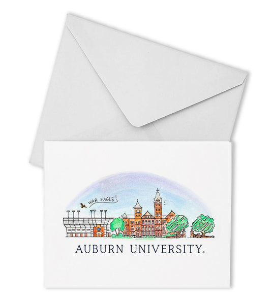 Notecards | Auburn Skyline