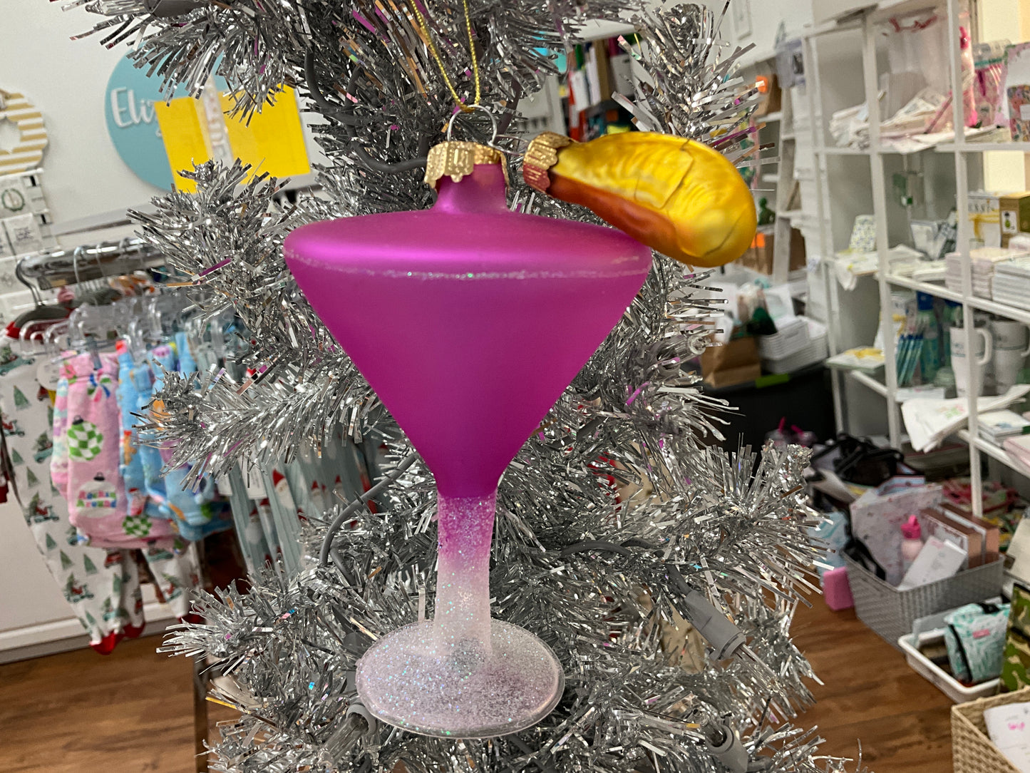 Pink Cocktail Hour Ornament