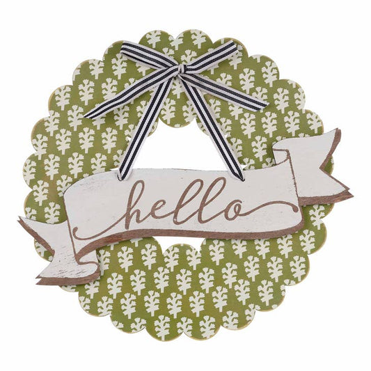Topper | Hello Wreath