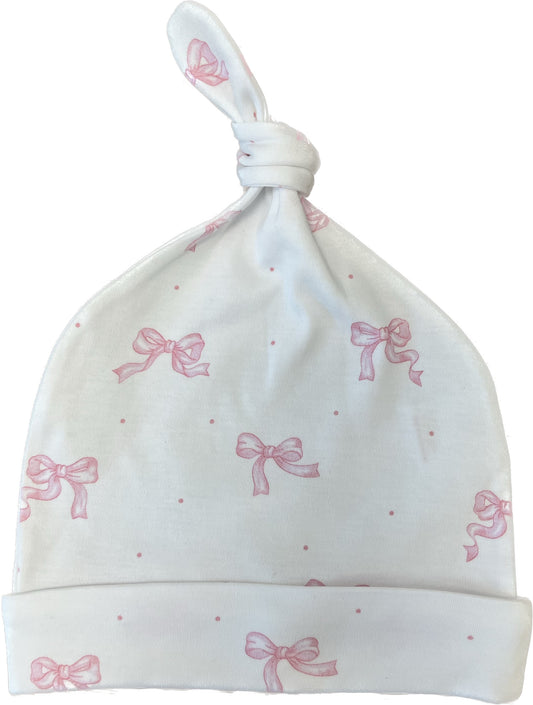 Pretty Bows Hat with Knot | 0-3m