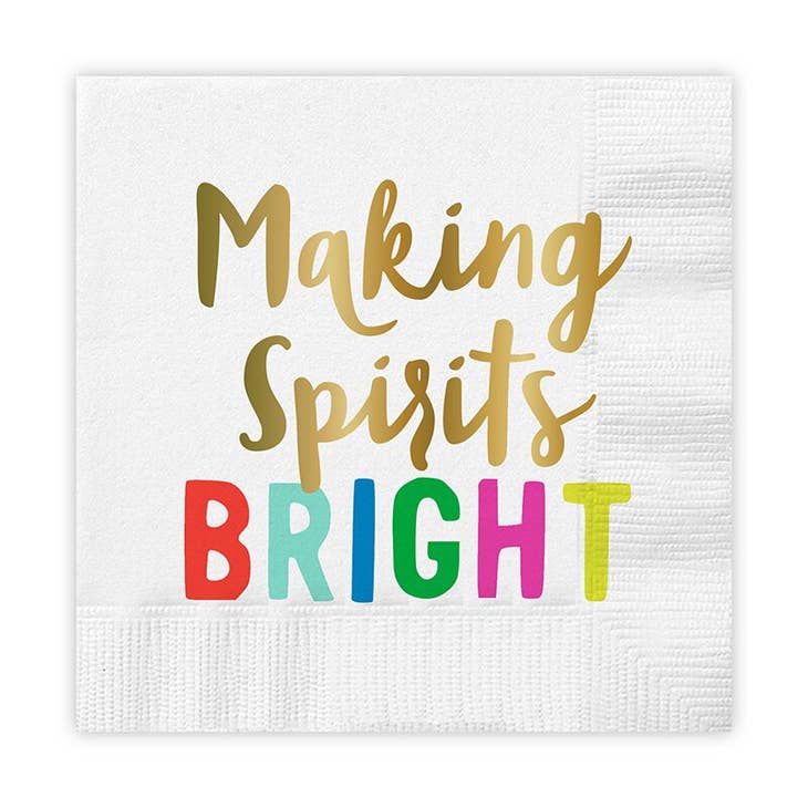 Beverage Napkins - Making Spirits Bright