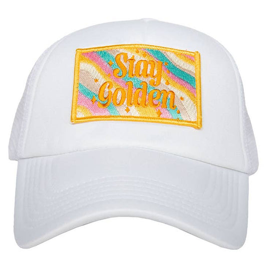 Trucker Hat - Stay Golden Trucker Hat