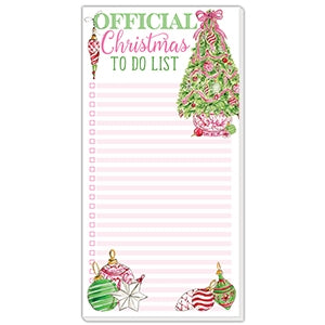 Long Pad - Pink Peppermint Christmas Tree