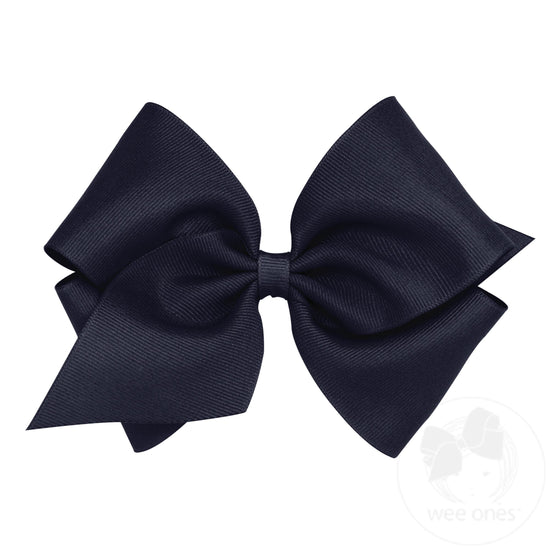 Classic | Navy Grosgrain Bow