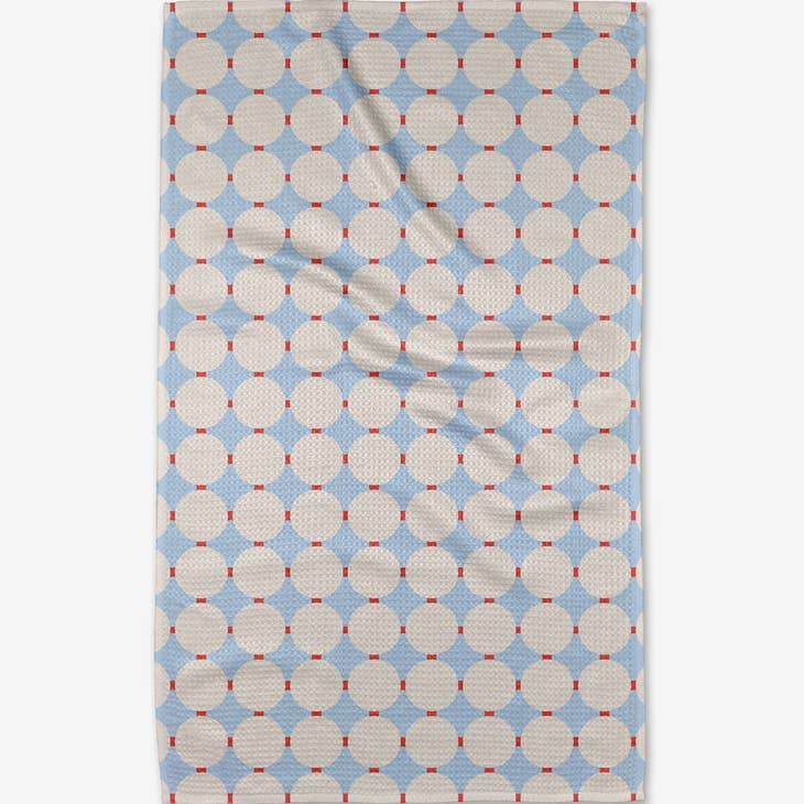 Tea Towel - Mist Blue Oasis