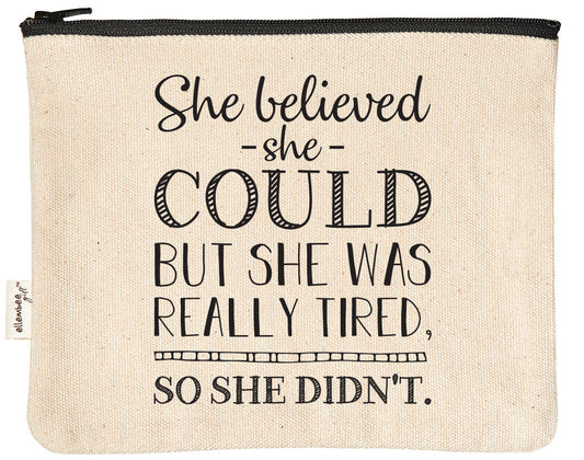 Zipper Pouch - She Believed