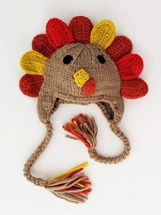 Turkey Earflap Beanie Hat