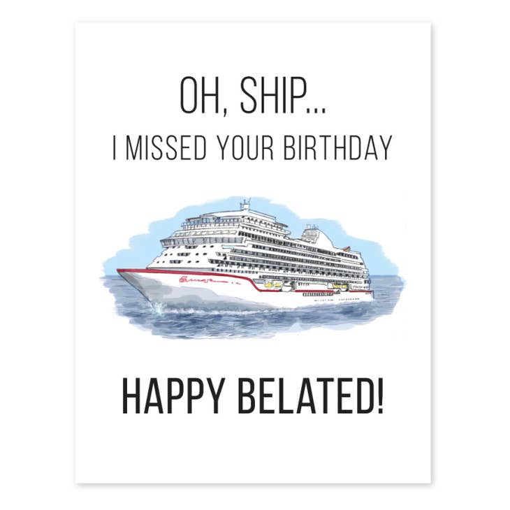 Oh Ship Greeting Card
