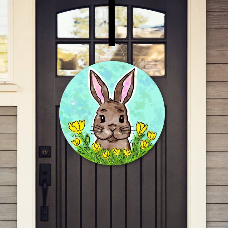 Door Hanger | Bunny in Yellow