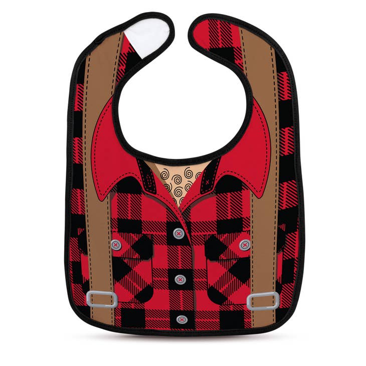 Bib & Teether Set - Lumberjack