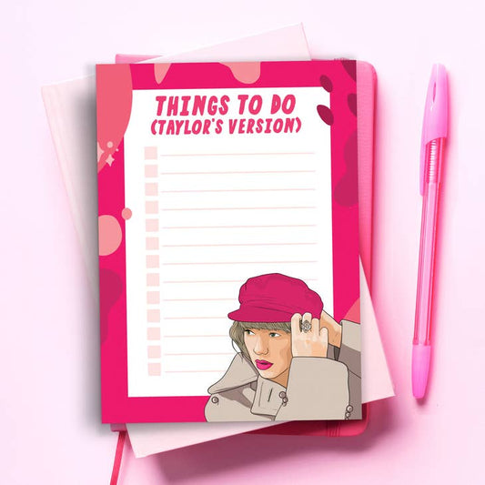 Notepad - Taylor Swift To Do List
