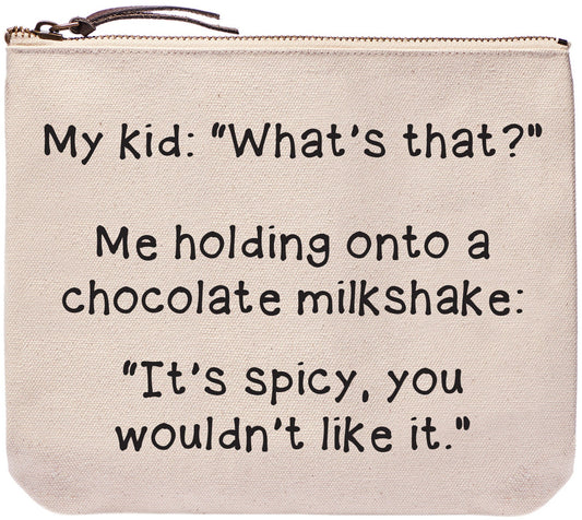 Zipper Pouch - Spicy Milkshake