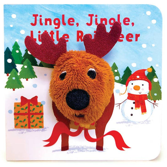 Finger Puppet Board Book | Jingle, Jingle, Little Reindeer