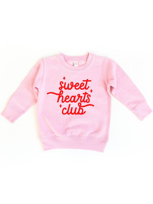 Sweet Hearts Club Valentines Day Sweatshirt