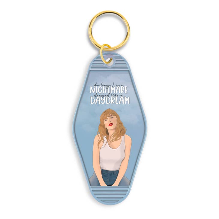 Taylor Swift 1989 Blank Space Motel Keychain