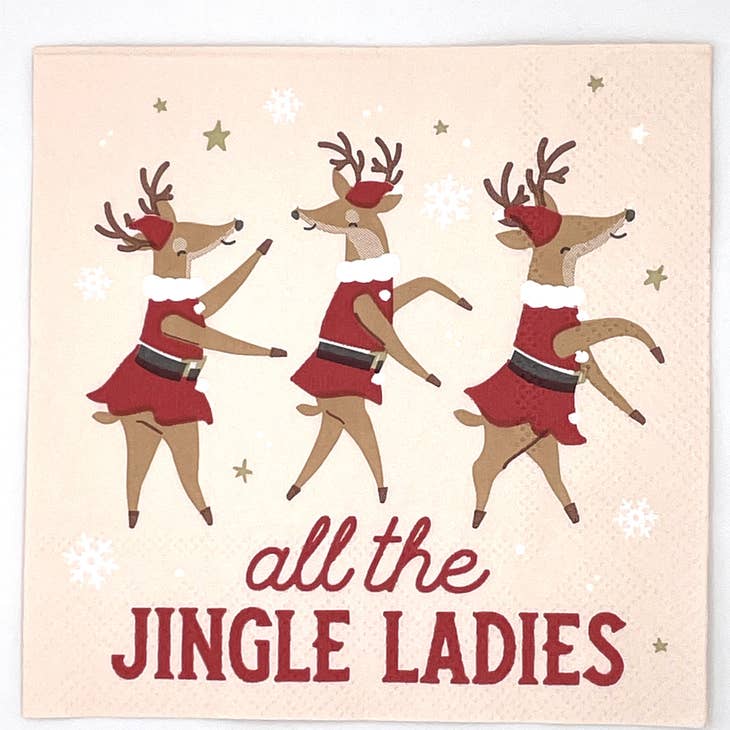 Cocktail Napkins | Jingle Ladies