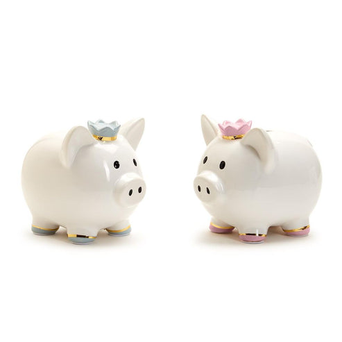 Piggy Bank with Crown