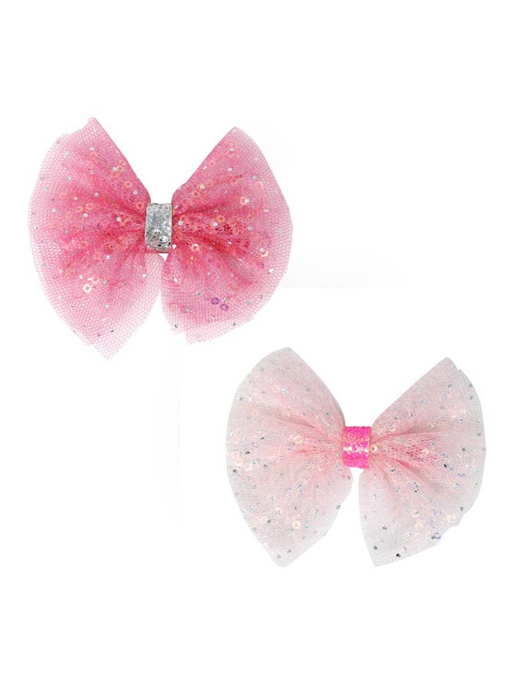 Moonlight Ballet Bow Hair Clip