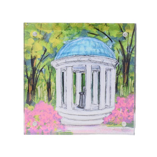 Unc Landmark Acrylic Block - 4x4