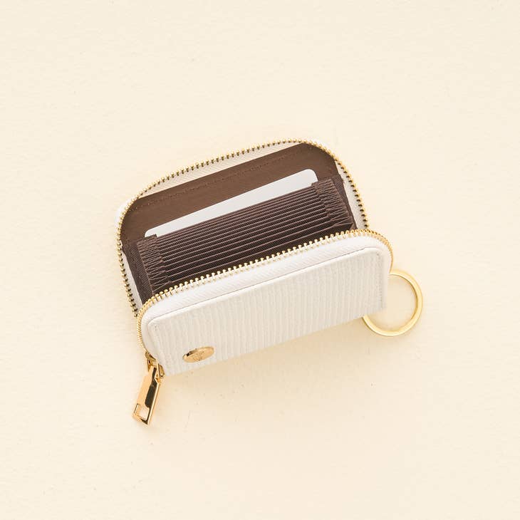 Zip Around Wallet - White