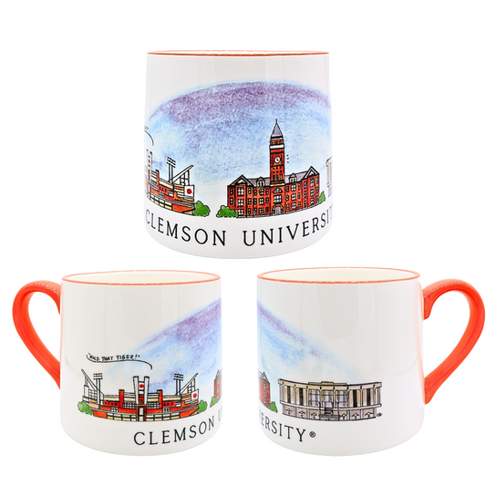 Ceramic Mug | Clemson Skyline