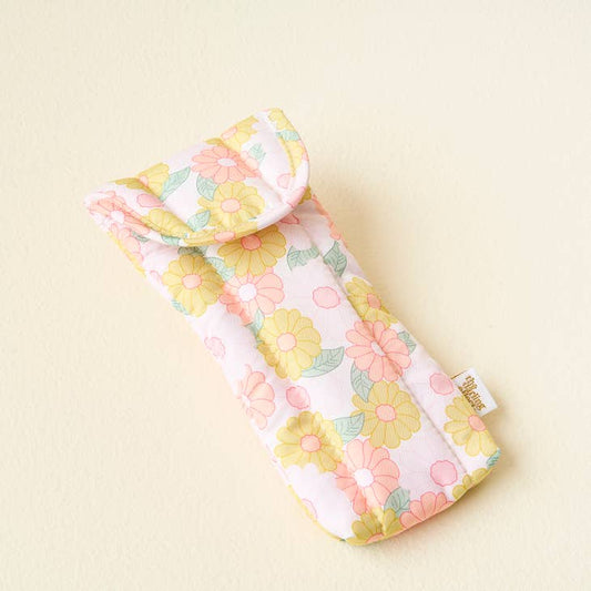 Sunglasses Case - Daisy Craze Peach