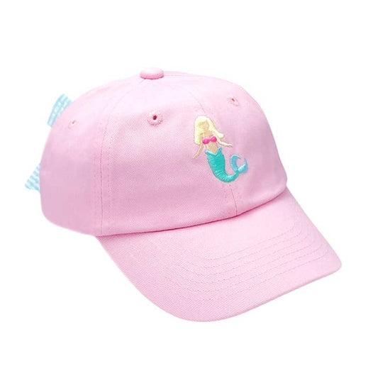 Mermaid Bow Baseball Hat (Girls)