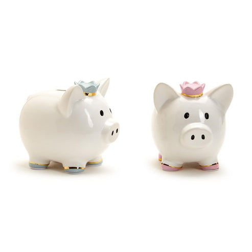 Piggy Bank with Crown