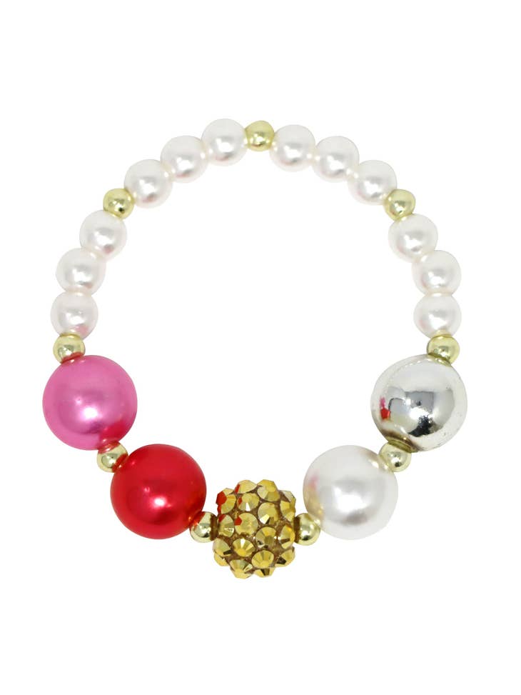 Christmas Necklace/Bracelet Set w/ Sparkly