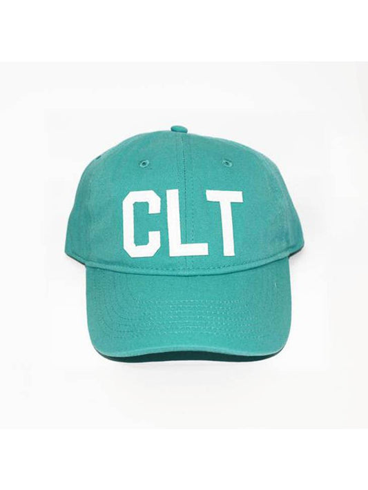 CLT Hat - White on Seafoam