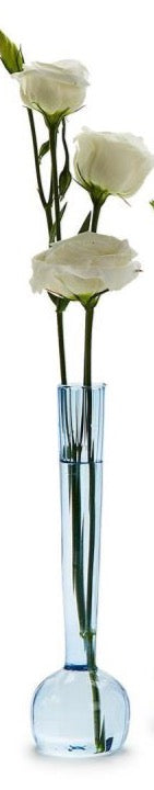 Swirl Hand-Blown Glass Bud Vase (Assorted Colors)