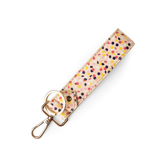 Peek-A-Boo Wrislet Keychain - Dots