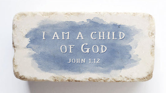 Half Stone - John 1:12 - Blue