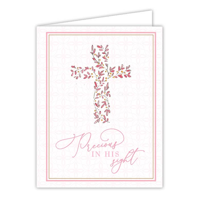 Greeting Card | Congratulations | Precious in His Sight Pink