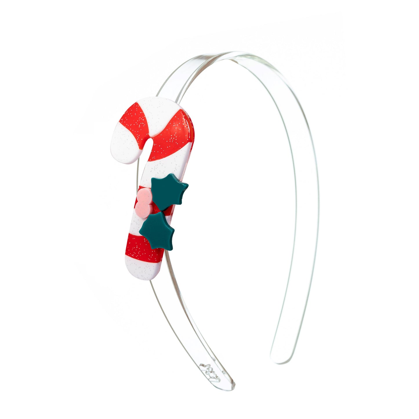 Acrylic Headband - Candy Cane