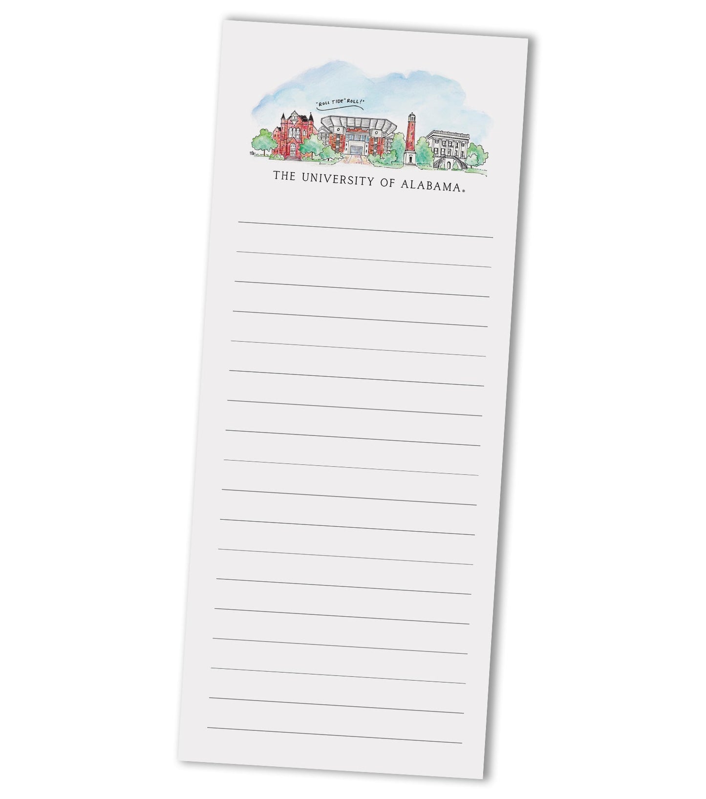 Skinny Notepad | Alabama Skyline